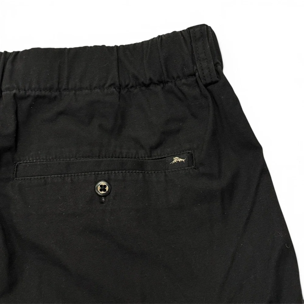Tommy Bahama Mens Black Survivor Cargo Shorts LT Cotton Large Tall NWT